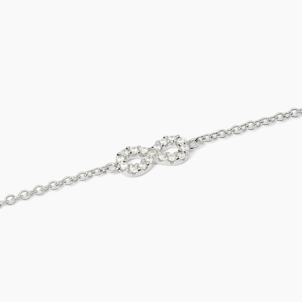 Bracciale Donna Mabina con Infinito in Argento con Zirconi