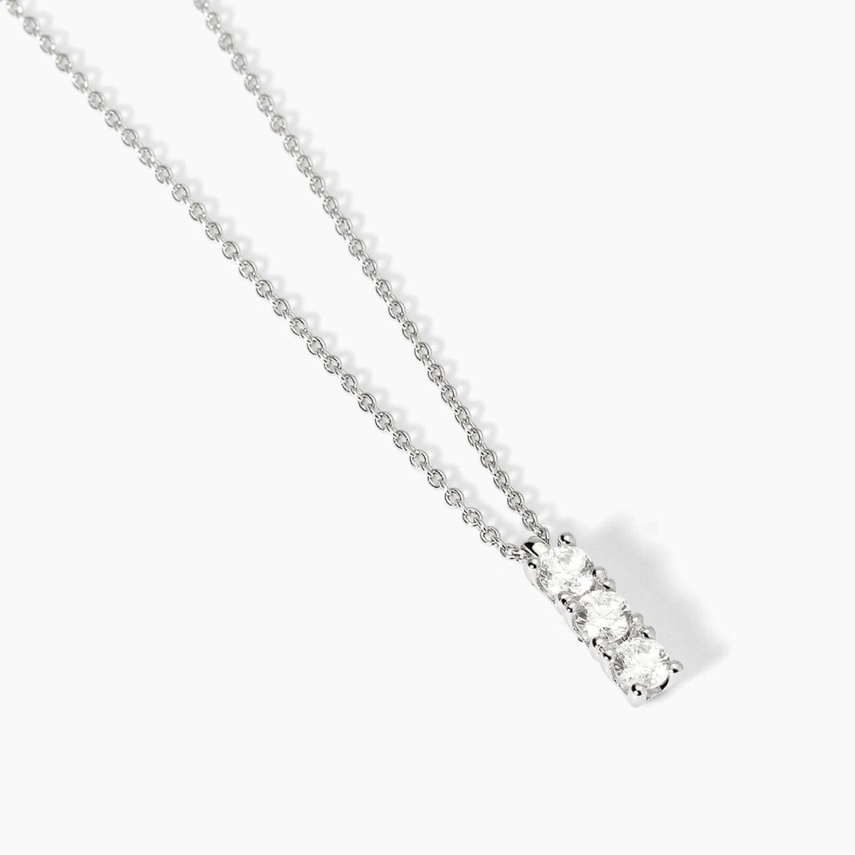 Collana Donna Mabina Trilogy in Argento con Zirconi
