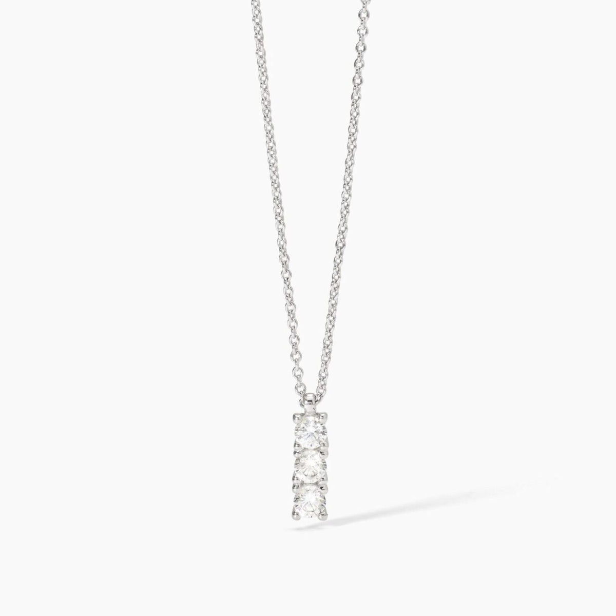Collana Donna Mabina Trilogy in Argento con Zirconi