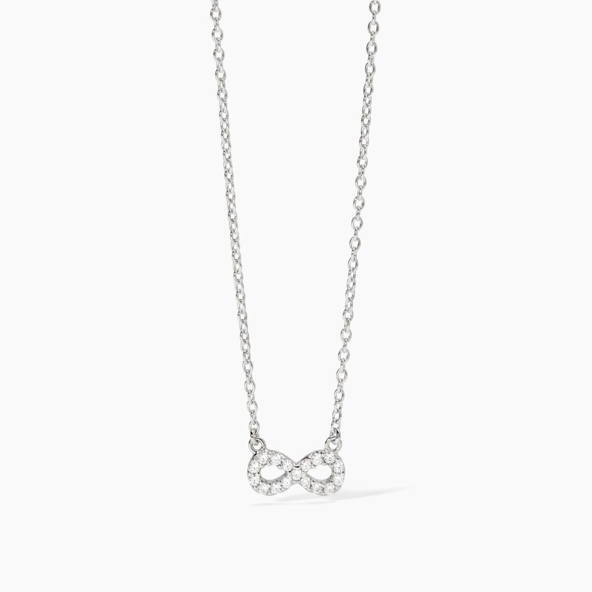 Collana Collana Donna Mabina con Infinito in Argento con Zirconi