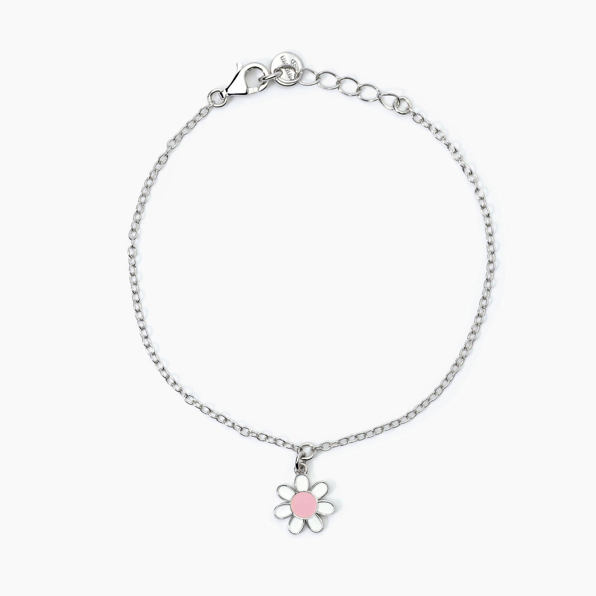Bracciale Mabina Bambina in Argento con Margerita Pendente