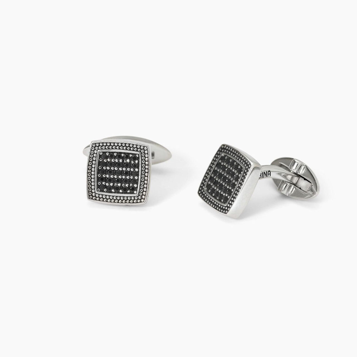 Gemelli da Uomo Mabina in argento e Zirconi