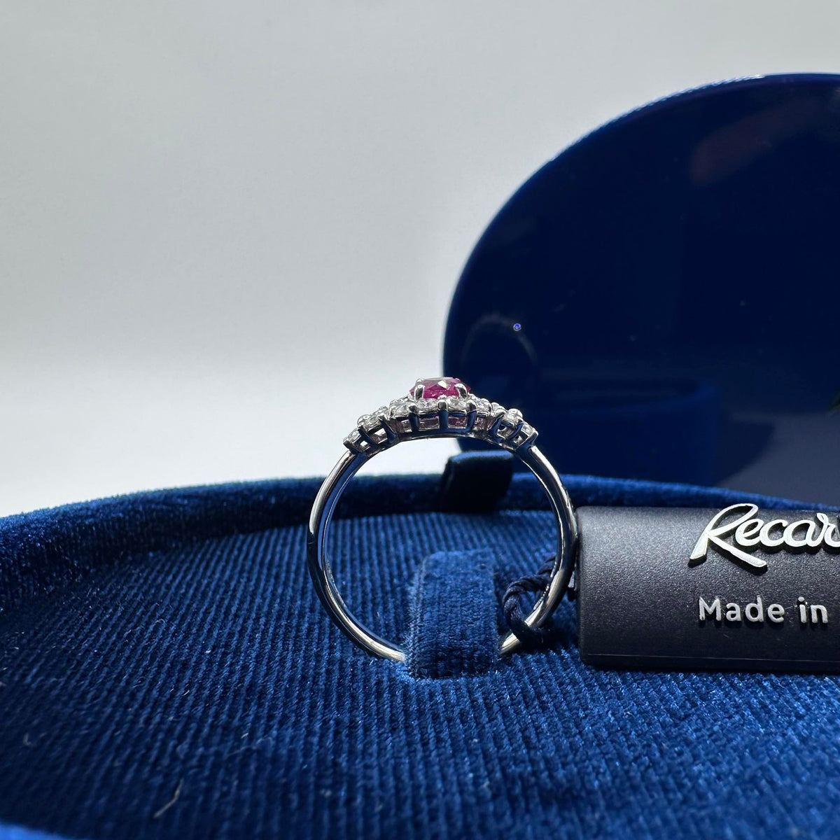 Anello Donna Recarlo con Rubino ct 0.46 e Diamanti