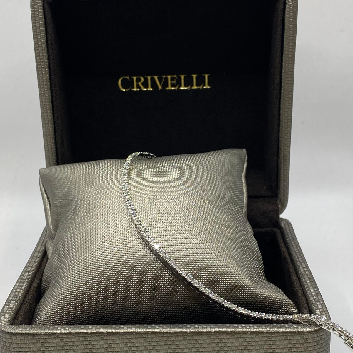 Bracciale Tennis Crivelli in Oro 18KT 18KT e Diamanti Ct. 1.50