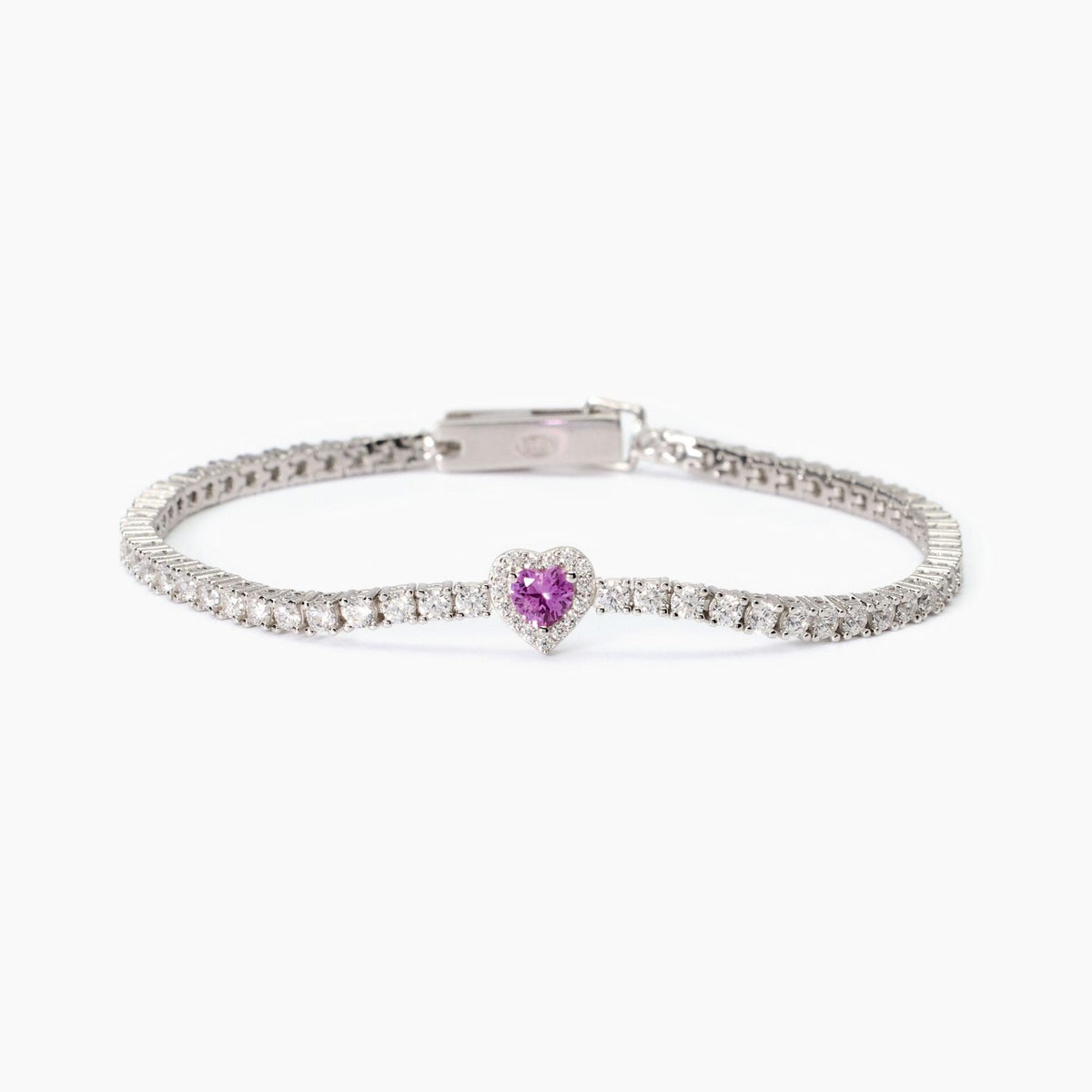Bracciale Tennis Mabina Donna in Argento e Zirconi