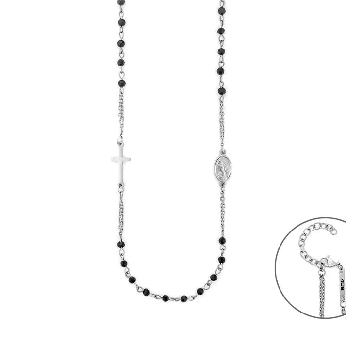 Collana Rosario Cesare Paciotti 4US in Acciaio