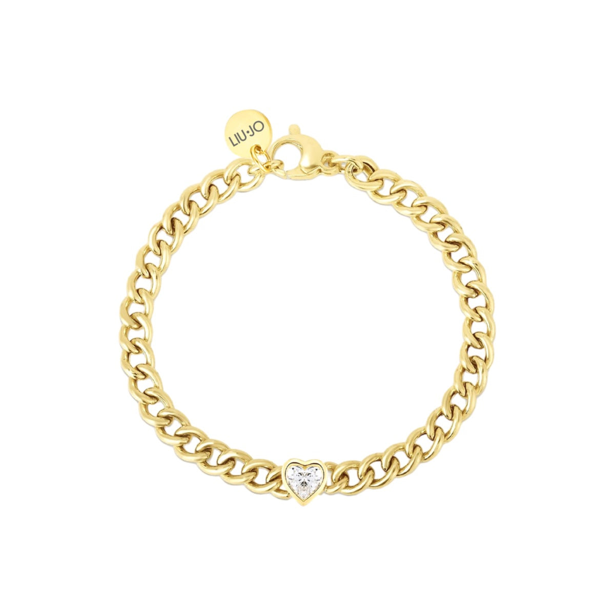 Bracciale Donna Liu Jo in Acciaio Dorato a Catena Essential