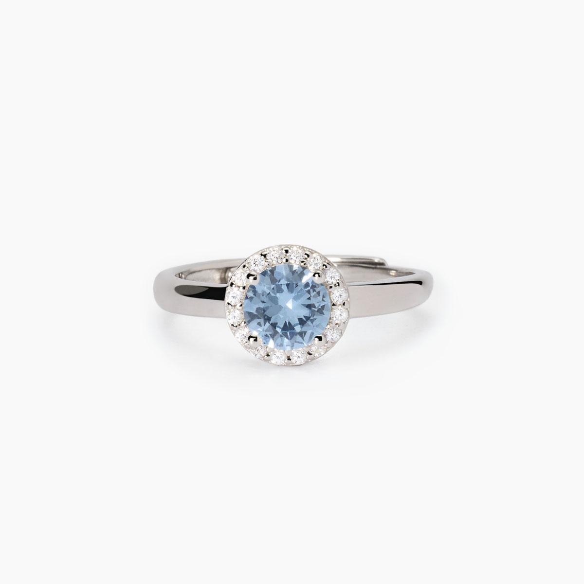 Anello Donna Mabina in Argento e Zirconi