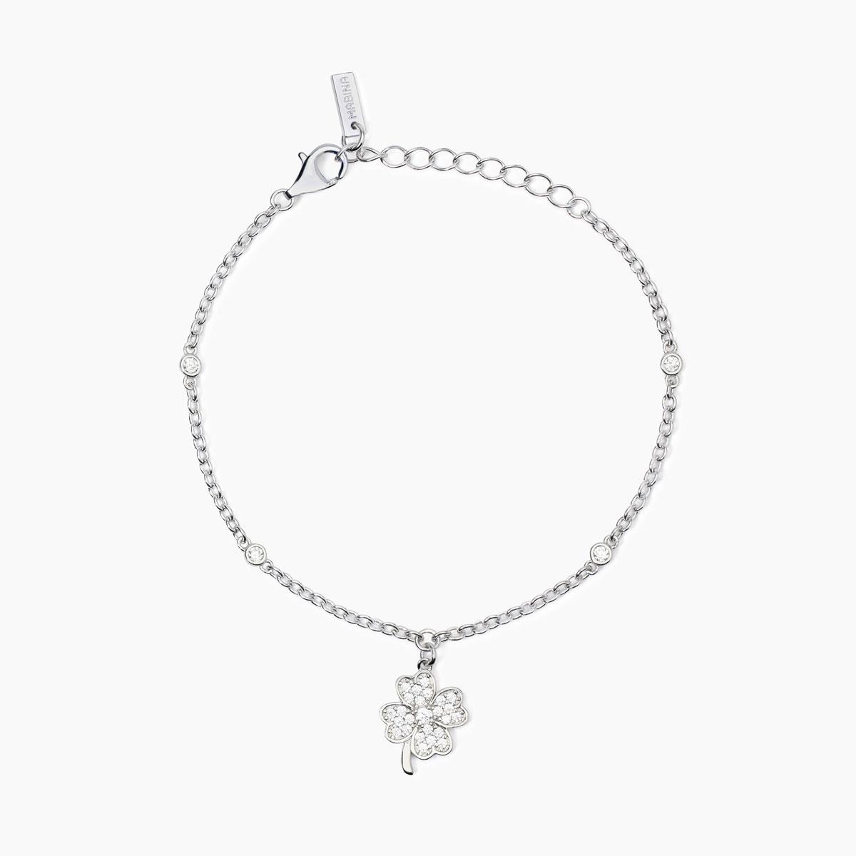 Bracciale Donna Mabina in Argento e Zirconi - Buona Fortuna
