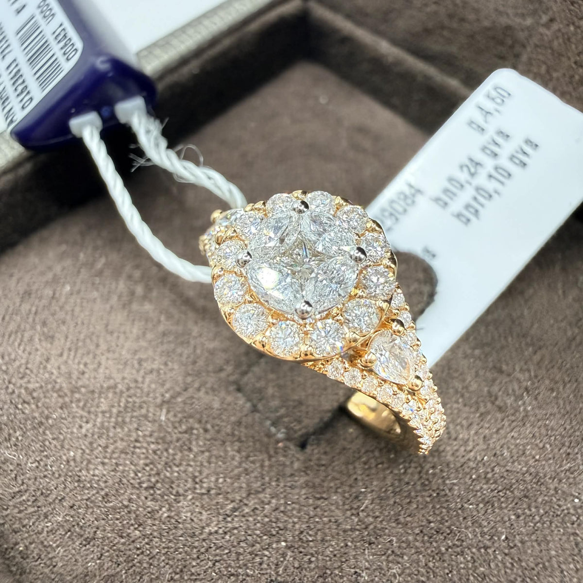 Anello Donna Crivelli in Oro 18KT Rosè e Diamanti ct. 1,04