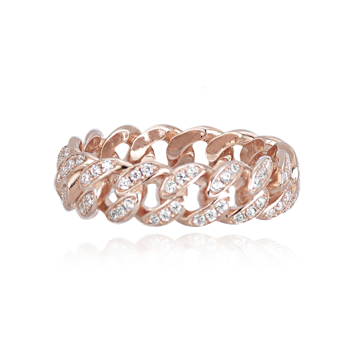 Anello Donna Groumette Mabina in Argento Rosè e Zirconi 523135