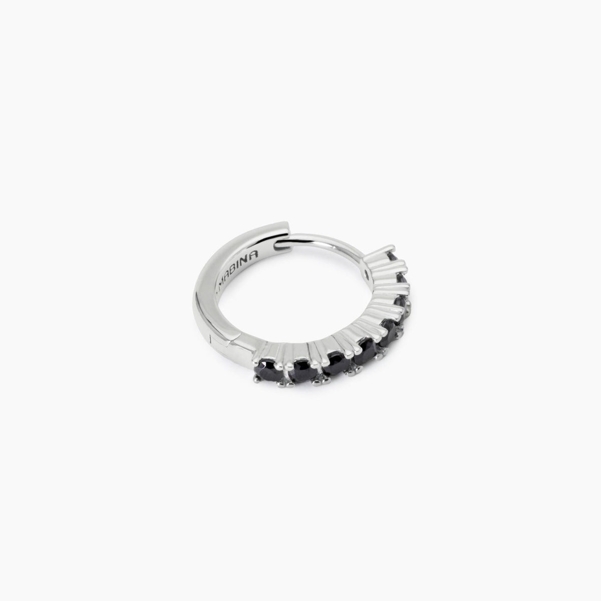 Mono Orecchino a Cerchio Uomo Mabina in Argento