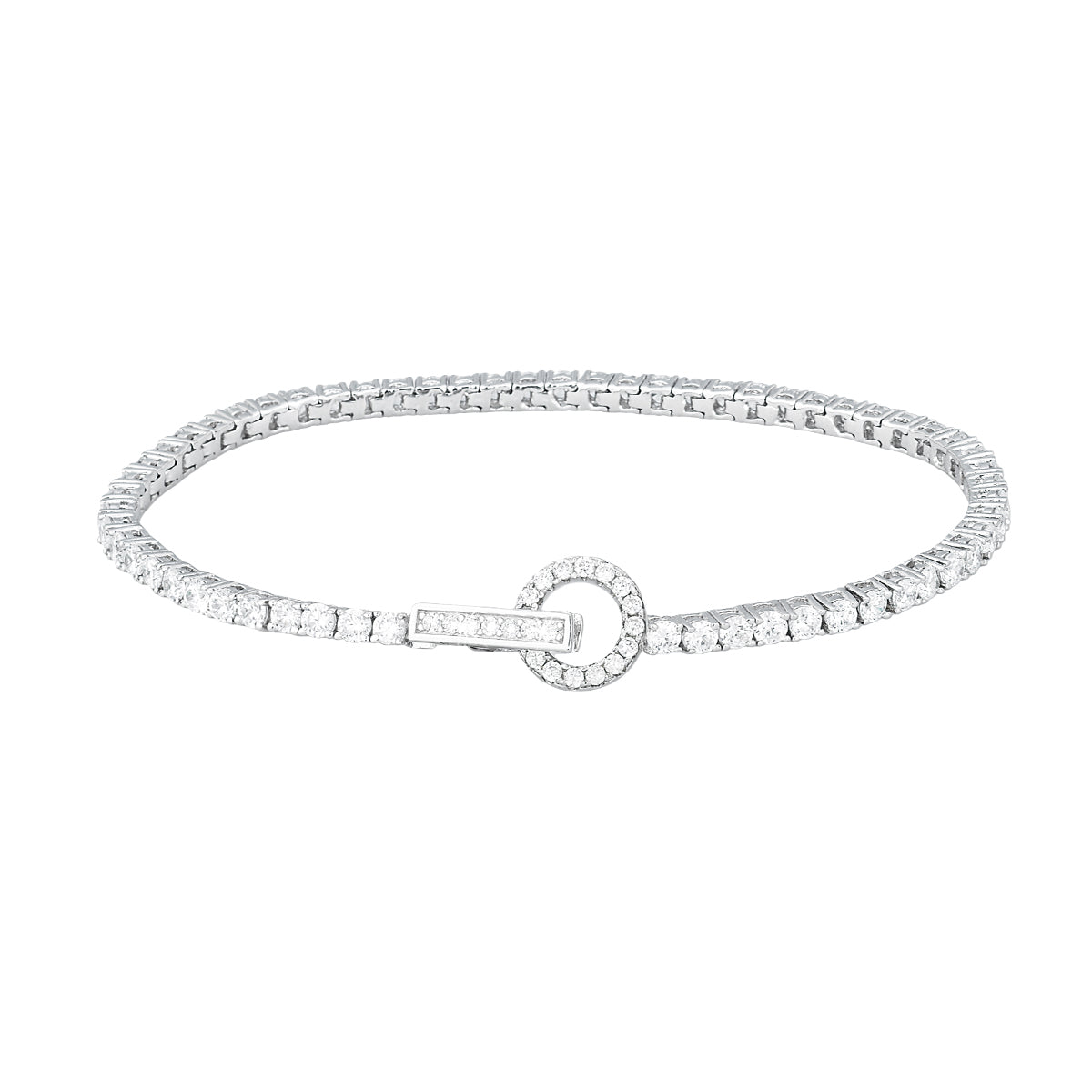 Bracciale in Argento 925/°°° e Zirconi