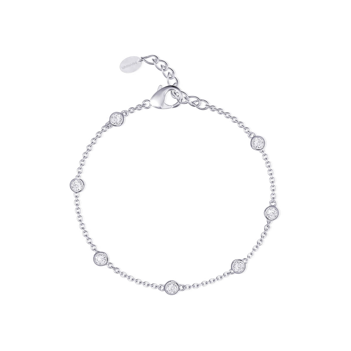 Bracciale in Argento 925/°°° e Zirconi