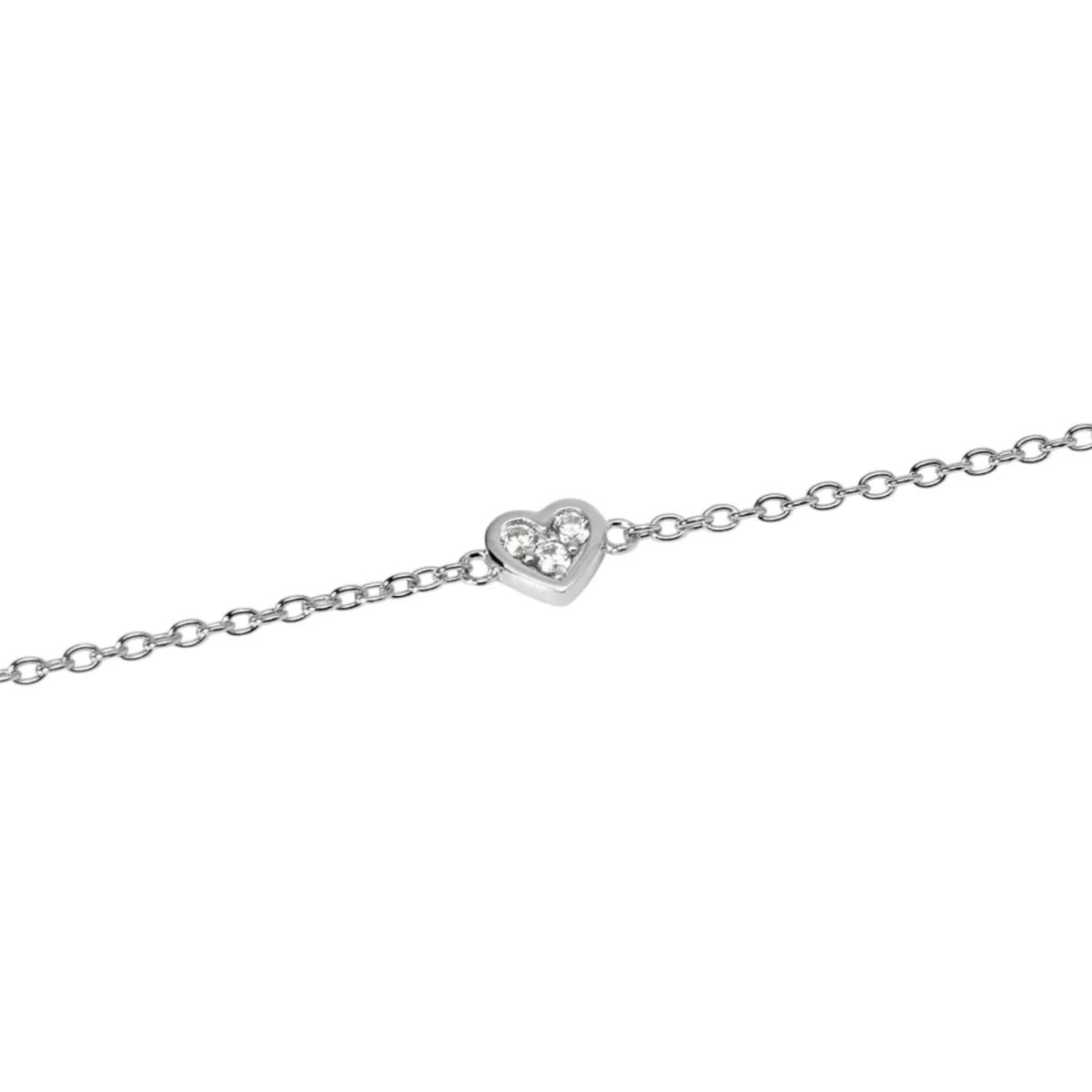 Bracciale Donna Mabina My Diamond in Argento con Cuore