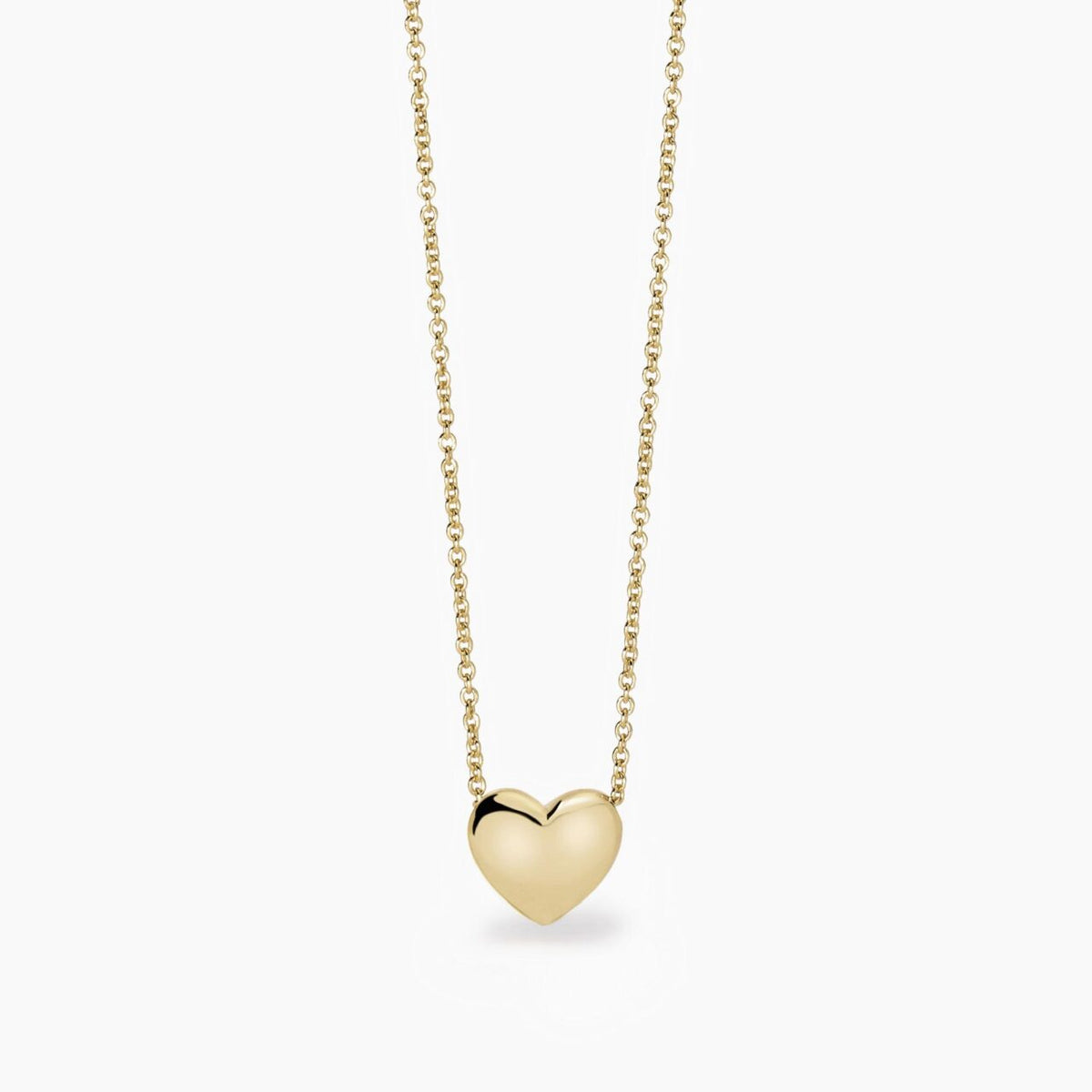 Collana Donna Mabina in Argento Dorato con Cuore