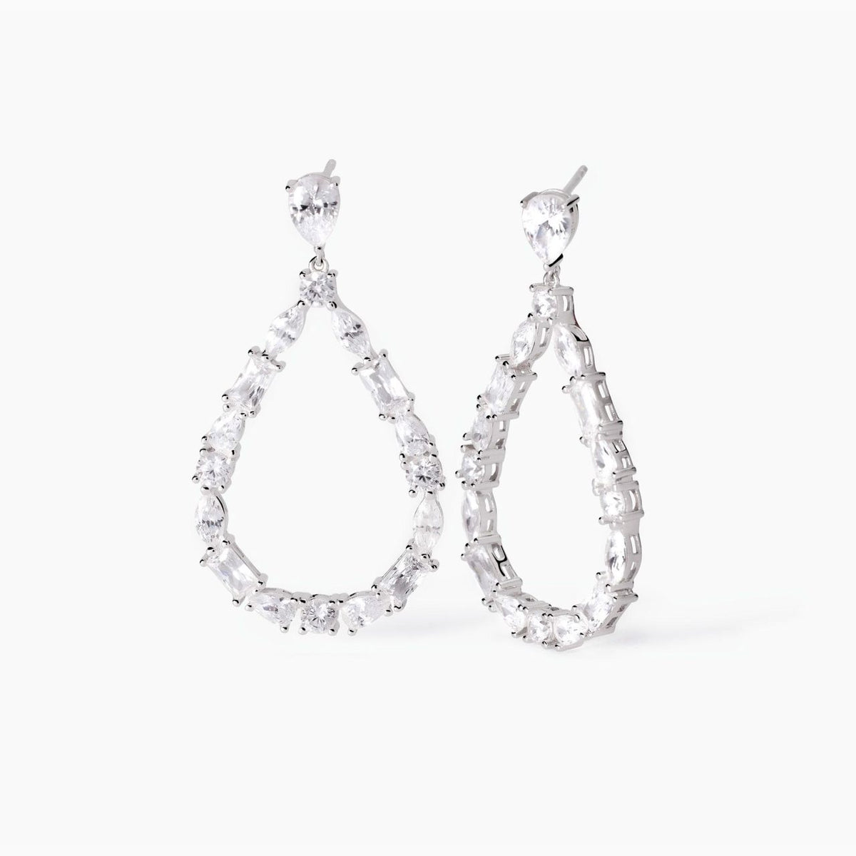 Orecchini Donna Mabina in Argento e Zirconi