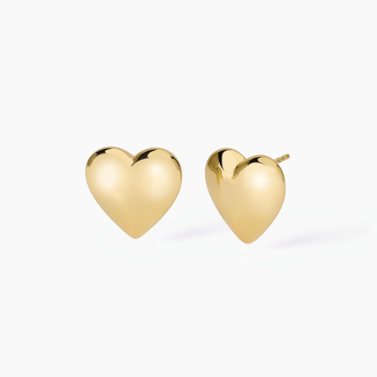 Orecchini Donna Mabina in Argento Dorato a Cuore