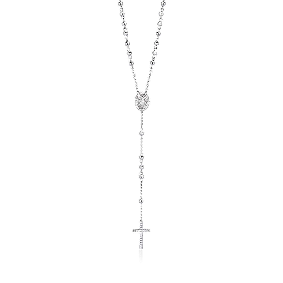 Collana Rosario Mabina in Argento 553039