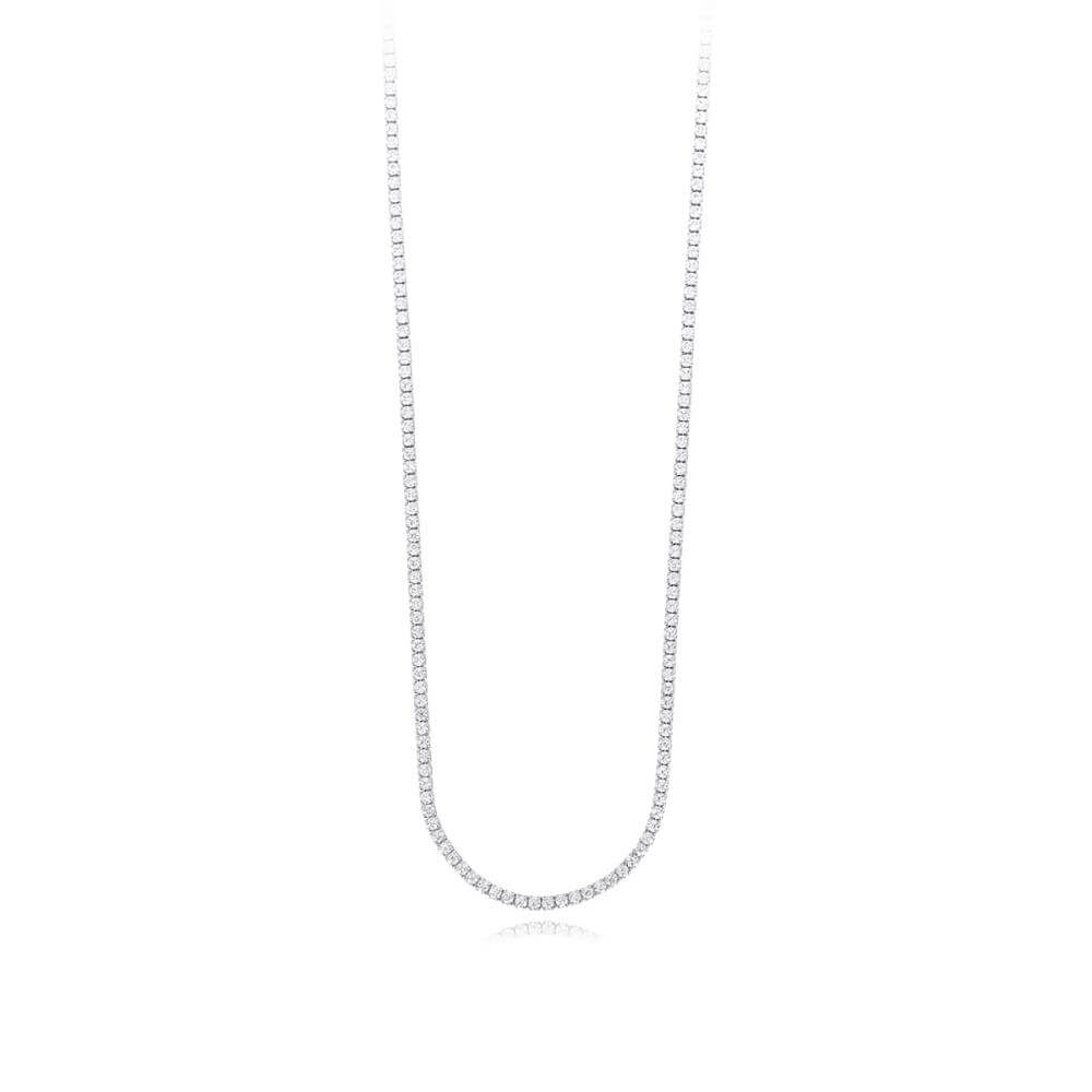 Collana Donna Mabina Tennis in Argento con Zirconi – 553278