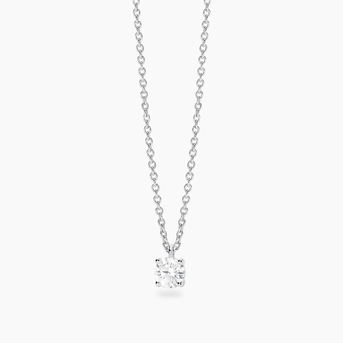 Collana Punto Luce Mabina My Diamond in Argento e Diamante Lab-grown ct. 0.33