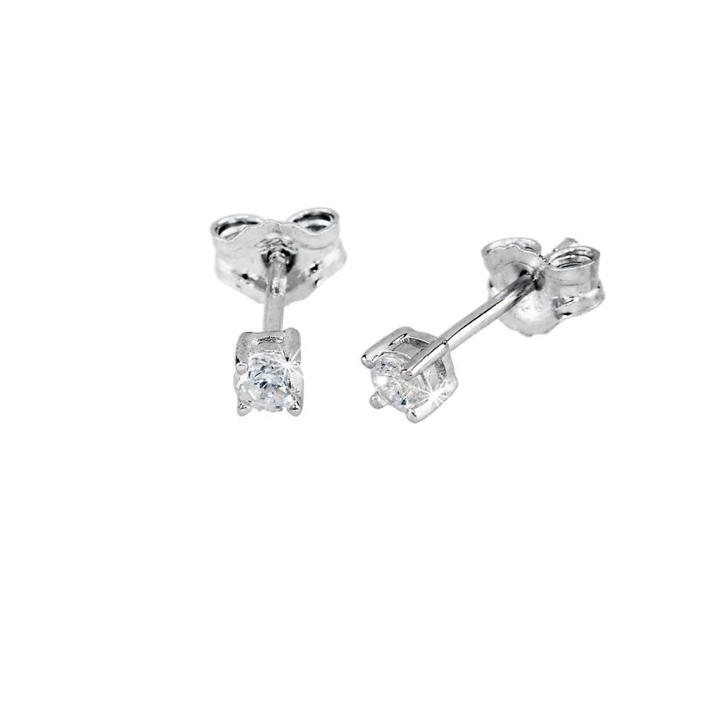 Orecchini Punto Luce Mabina Donna in Argento e Zirconi 563015