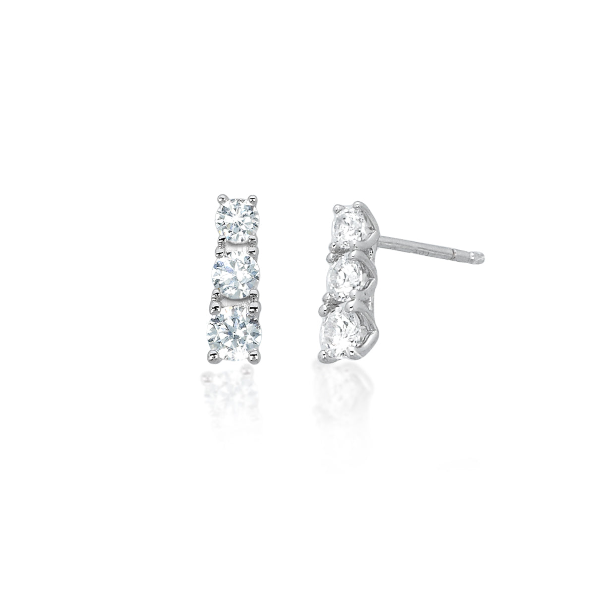 Orecchini Trilogy donna Mabina in Argento