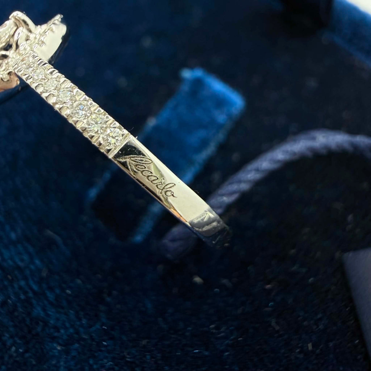 Anello Recarlo Bisanzio in Oro 18KT 18KT con Diamanti Ct 0.27