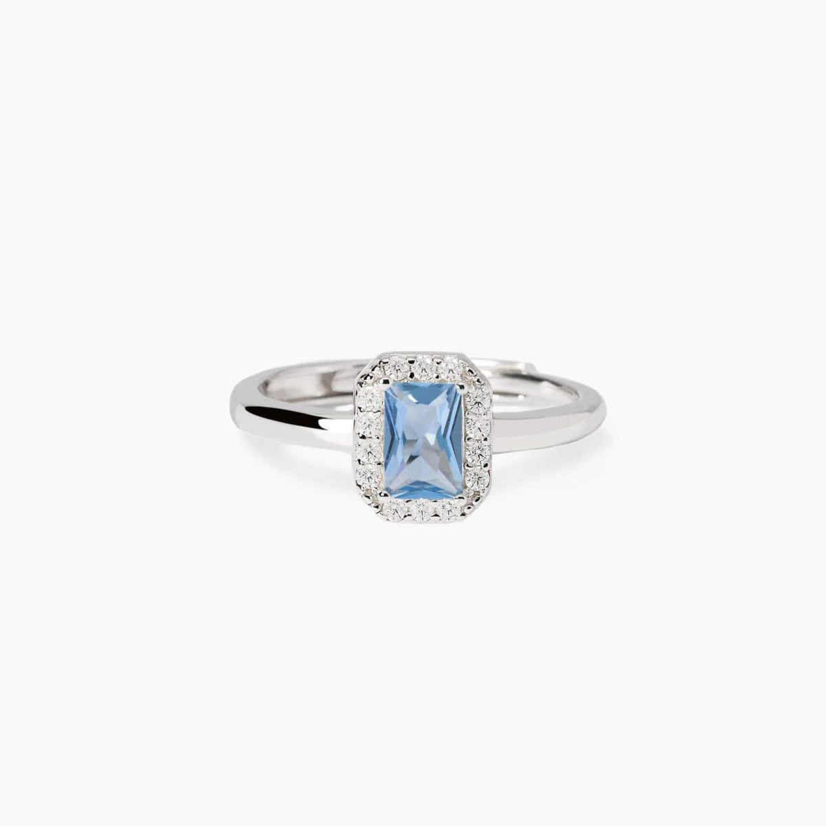 Anello Donna Mabina in Agento con Zirconi