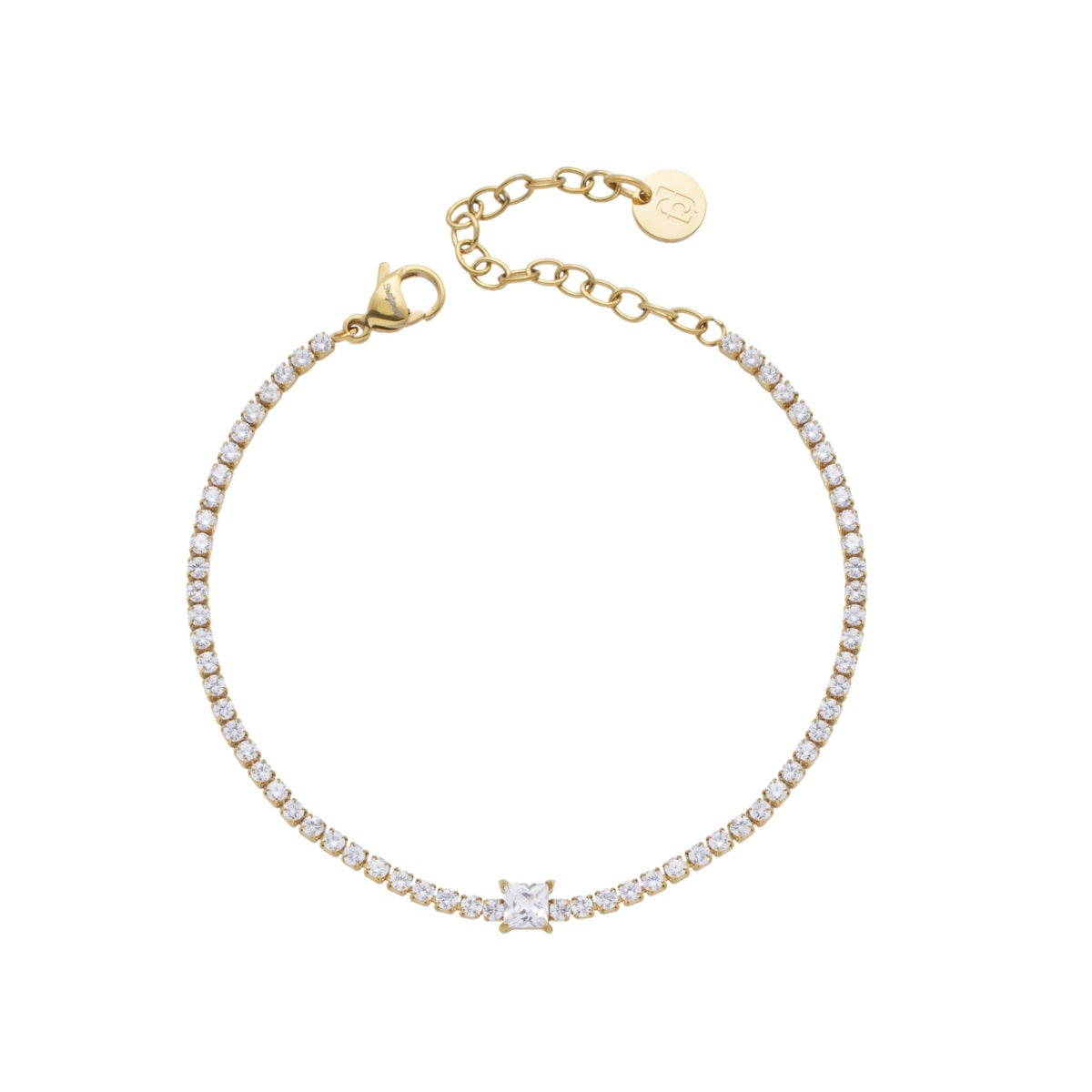 Bracciale Tennis Liu Jo in Acciaio Dorato