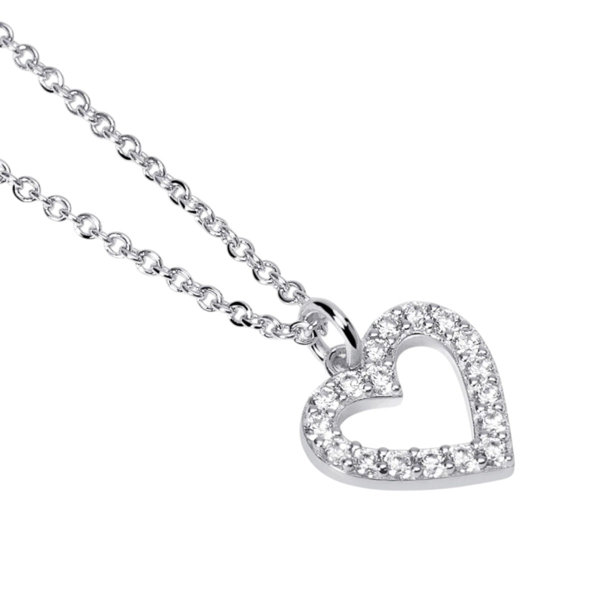 Collana Donna Mabina My Diamond in Argento con Cuore