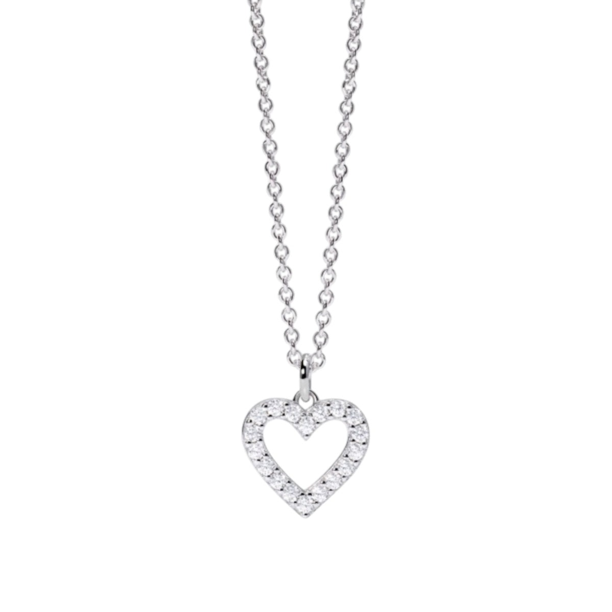Collana Donna Mabina My Diamond in Argento con Cuore