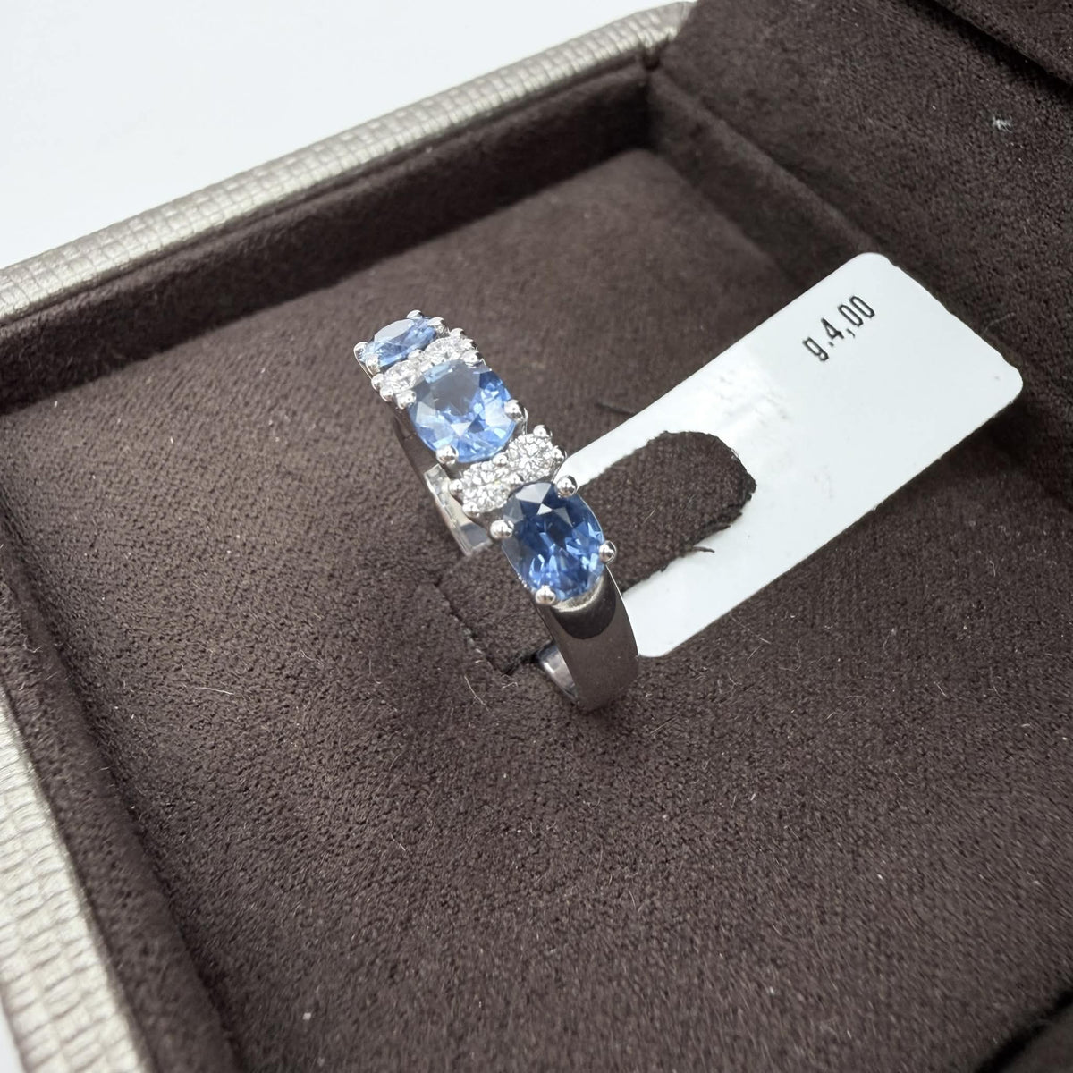 Anello Trilogy Donna Crivelli con Zaffiri Ct 1,40 e Diamanti