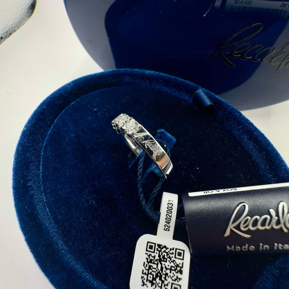 Anello Recarlo Veretta Maria Teresa con Diamanti Ct. 0.63