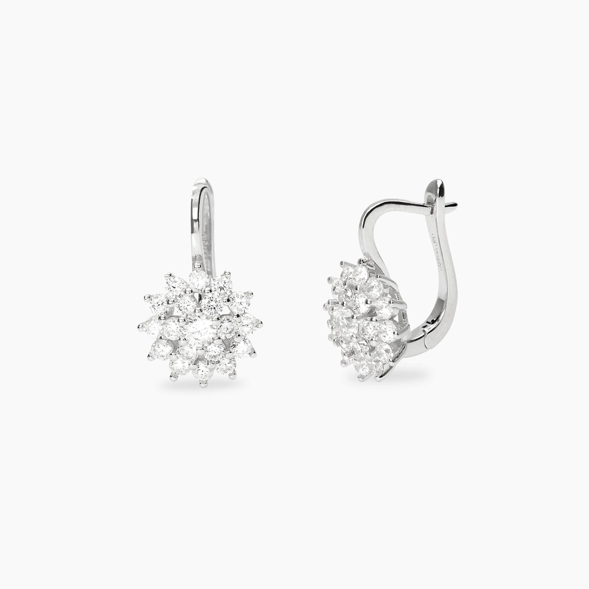 Orecchini Donna Mabina a Monachina in Argento  Zirconi