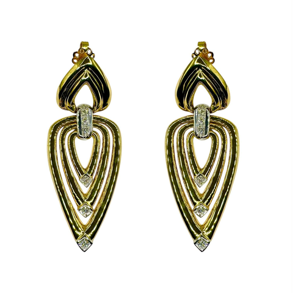Orecchini Salvini Pendenti in Oro 18KT 18KT con Diamanti