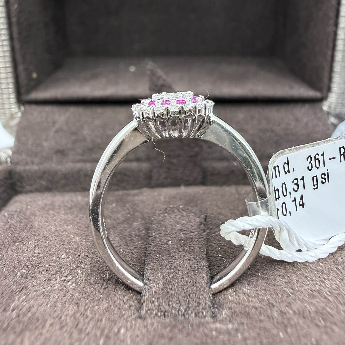 Anello Donna Crivelli in Oro 18KT 18KT con Rubini e Diamanti
