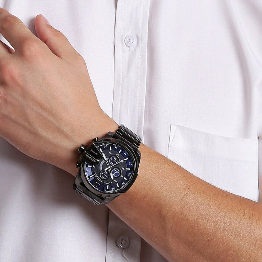Orologio Uomo Diesel Mega Chief in Acciaio Brunito