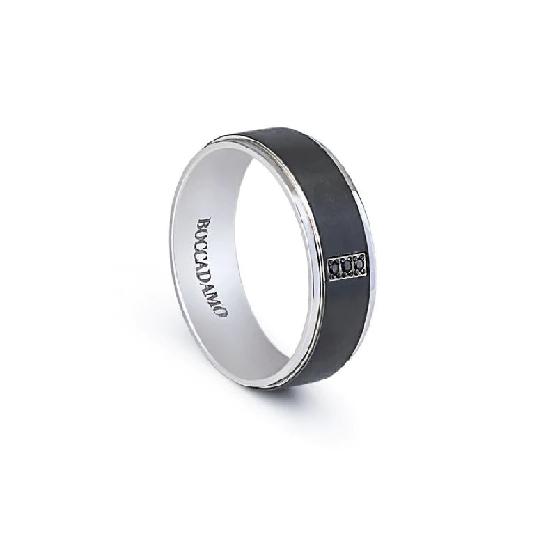 Anello Uomo Boccadamo a Fascia - AAN003