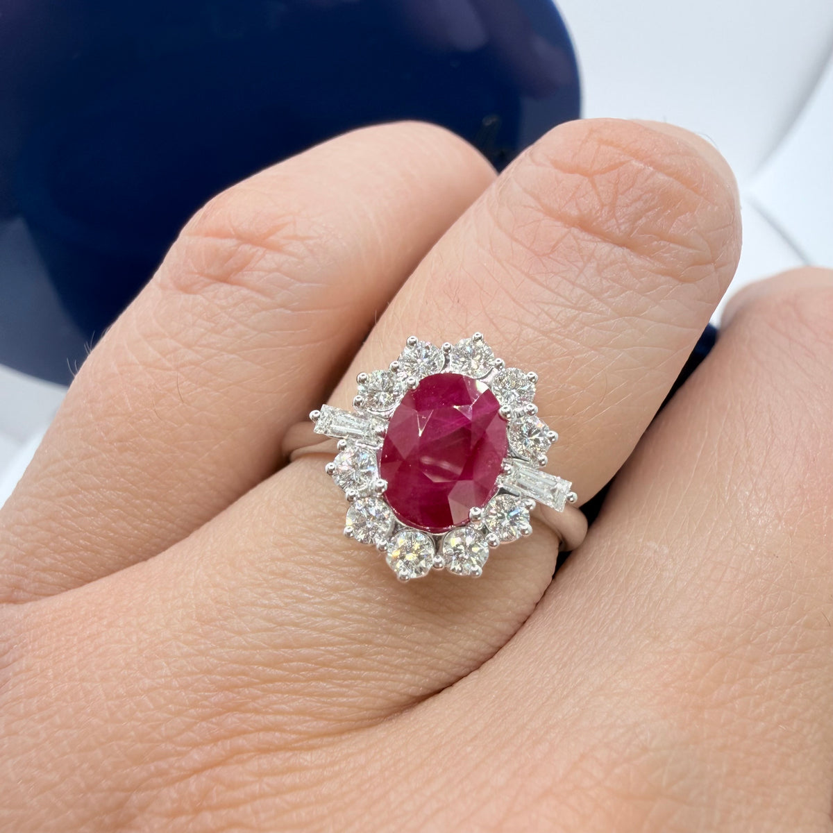 Anello Recarlo con Diamanti e Smeraldo Ct 1,79