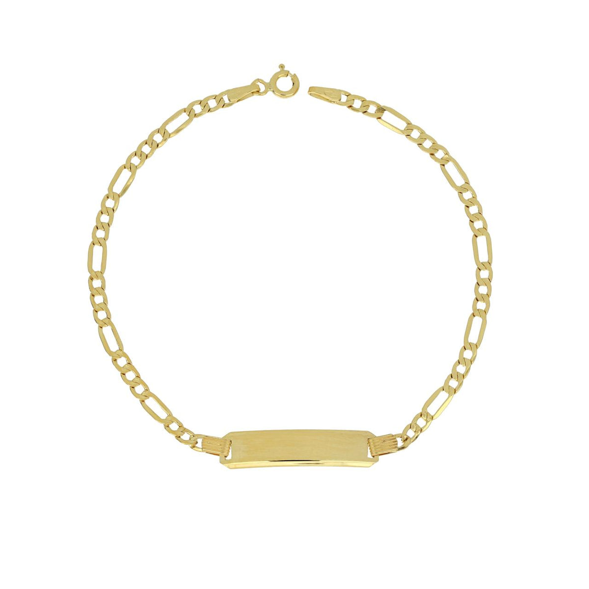 Bracciale Bimbo iGold in Oro Giallo 9Kt con Targhetta