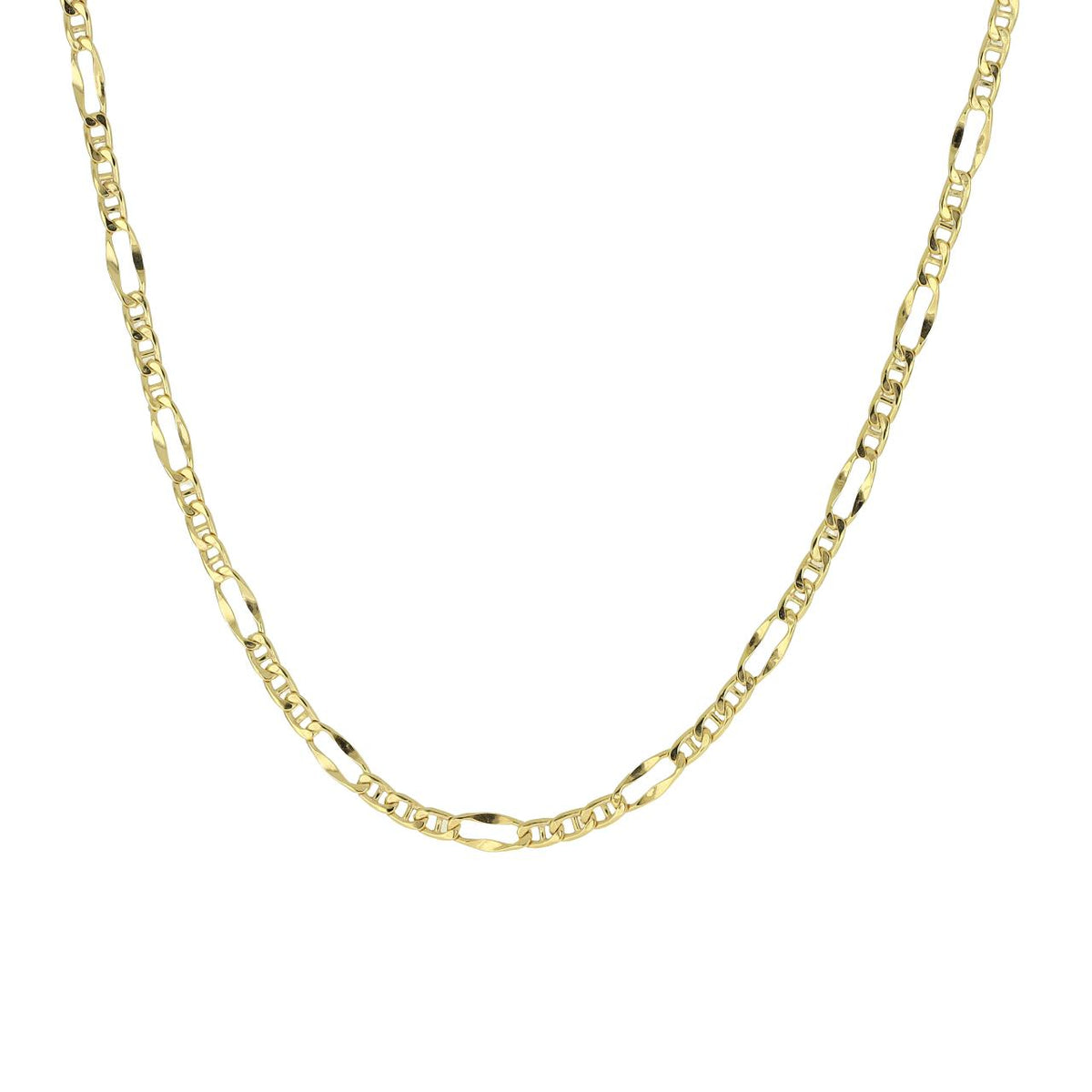Catena iGold modello Figaro in Oro Giallo 9KT