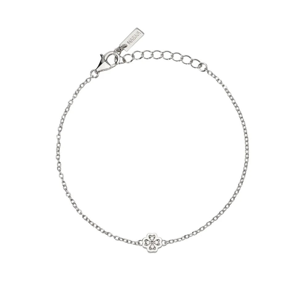 Bracciale Donna Mabina My Diamond in Argento con Quadrifoglio