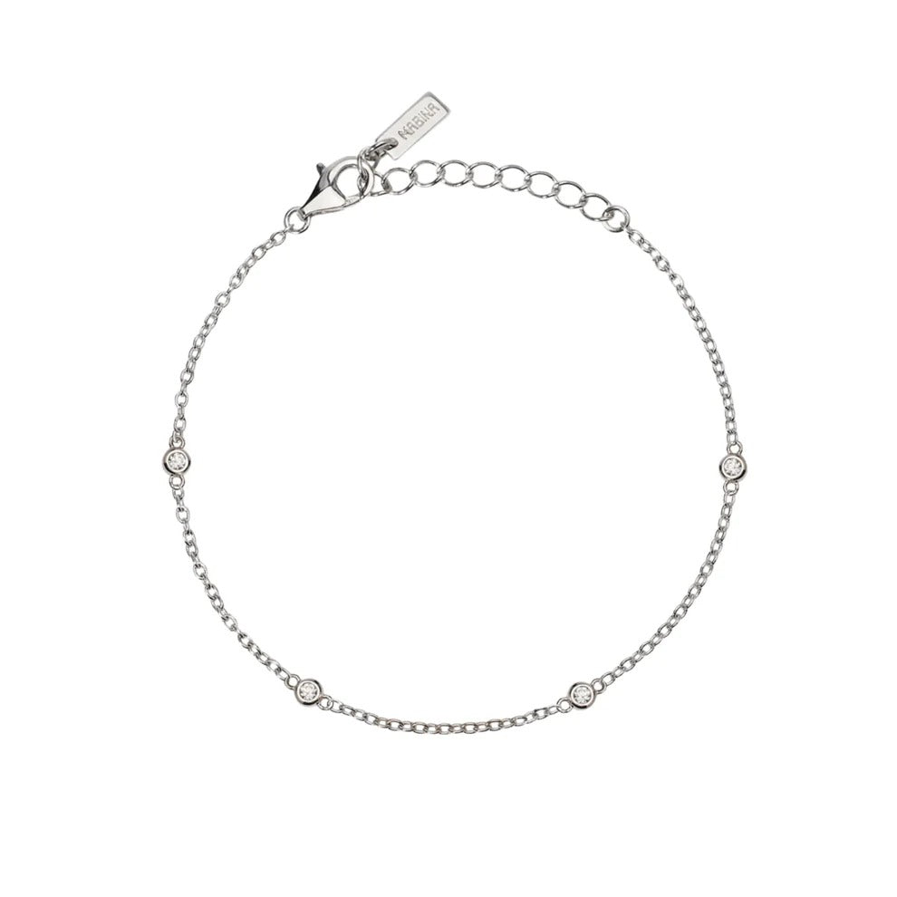 Bracciale Donna Mabina My Diamond in Argento con Punto Luce