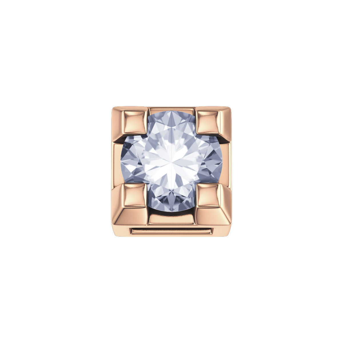 Elements - Griffe Oro 18KT 18KT con Diamante CT 0,02