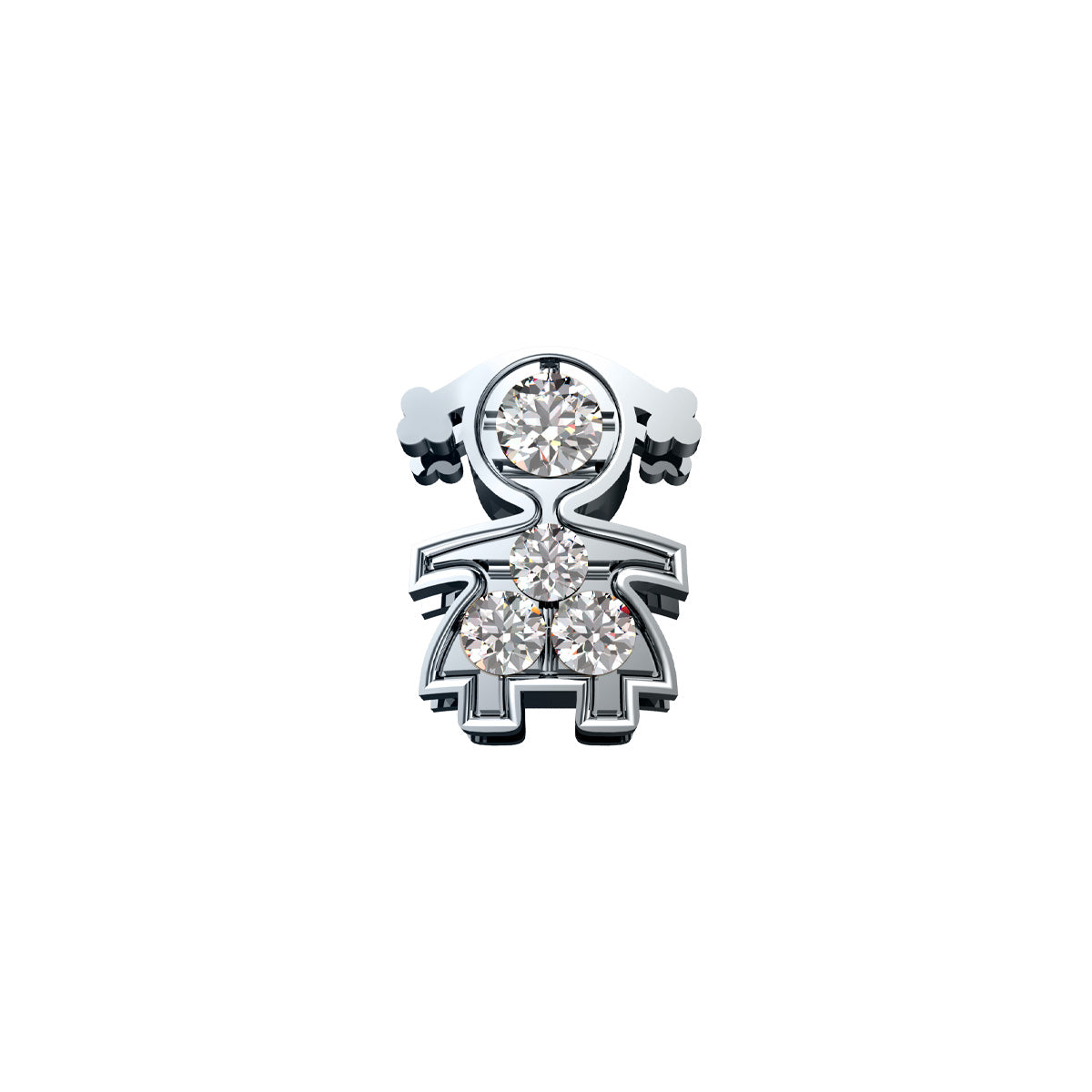 Elements - Bimba in Oro 18KT 18KT e diamanti