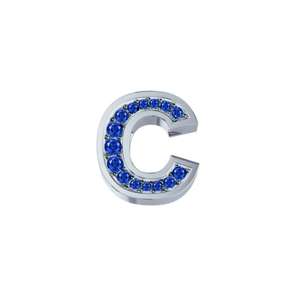 Elements - Lettere in Oro 18KT 18KT e Zaffiri