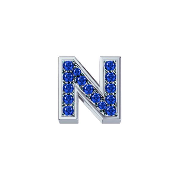 Elements - Lettere in Oro 18KT 18KT e Zaffiri