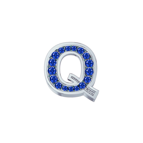 Elements - Lettere in Oro 18KT 18KT e Zaffiri