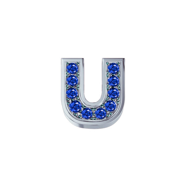Elements - Lettere in Oro 18KT 18KT e Zaffiri